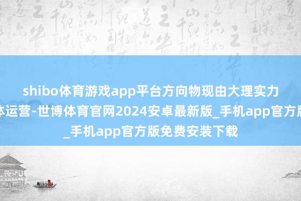 shibo体育游戏app平台　　方向物现由大理实力希尔顿旅舍主体运营-世博体育官网2024安卓最新版_手机app官方版免费安装下载