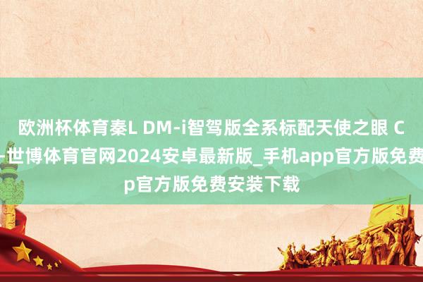 欧洲杯体育秦L DM-i智驾版全系标配天使之眼 C高阶智驾-世博体育官网2024安卓最新版_手机app官方版免费安装下载