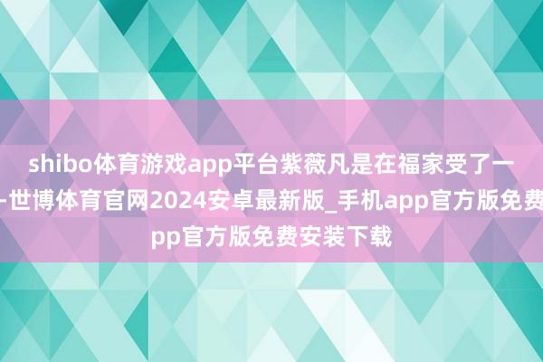shibo体育游戏app平台紫薇凡是在福家受了一丁点憋闷-世博体育官网2024安卓最新版_手机app官方版免费安装下载