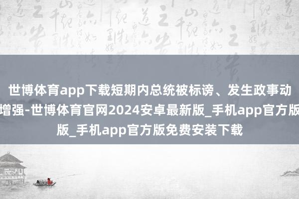 世博体育app下载短期内总统被标谤、发生政事动乱的风险大大增强-世博体育官网2024安卓最新版_手机app官方版免费安装下载