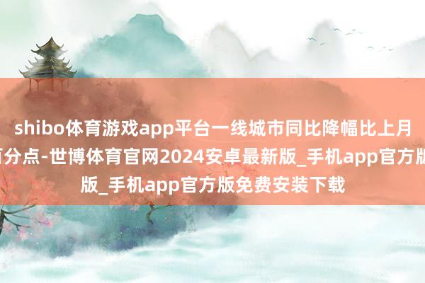 shibo体育游戏app平台一线城市同比降幅比上月收窄了0.4个百分点-世博体育官网2024安卓最新版_手机app官方版免费安装下载