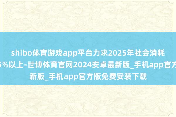 shibo体育游戏app平台力求2025年社会消耗品零卖总和增长5%以上-世博体育官网2024安卓最新版_手机app官方版免费安装下载